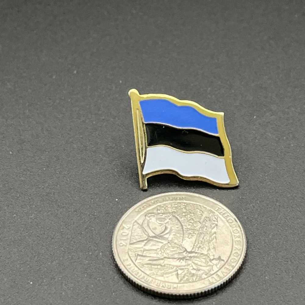 Country Of Estonia Flag Estonian Lapel Hat‎ Pin